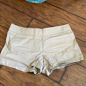 J. Crew broken in chino shorts